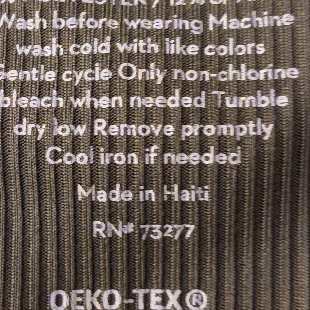 Nine West Olive Short Sleeve Tee - Picture 5 of 5